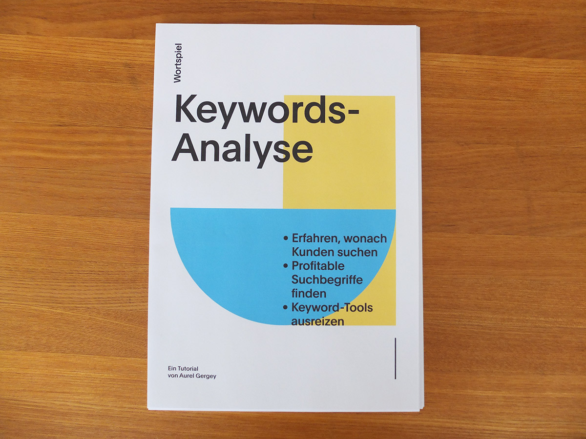 Keyword-Analyse-Ratgeber für Google AdWords